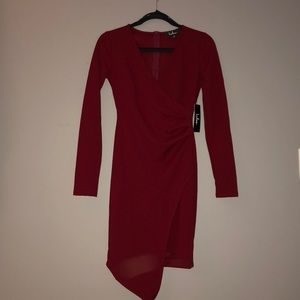 Lulus burgundy dress
